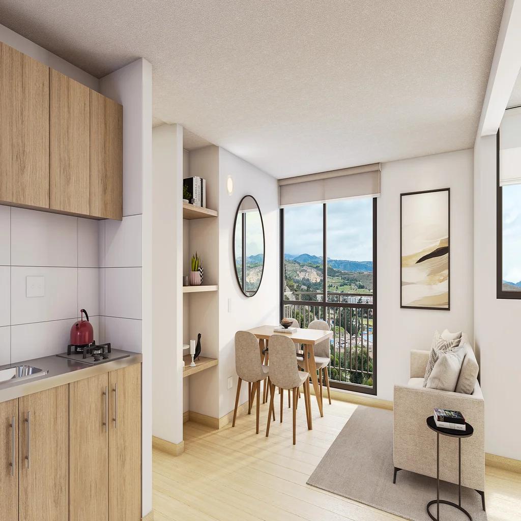 Apto 2 - Cocina Apto 2 - Cocina